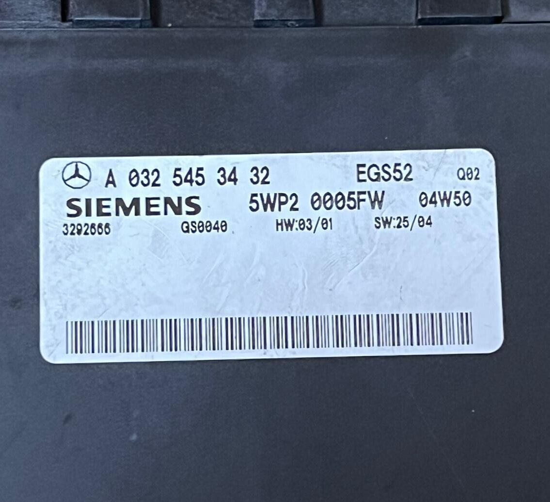 Mercedes-Benz E W211 Transmission Control Unit A0325453432 5PW20005FW