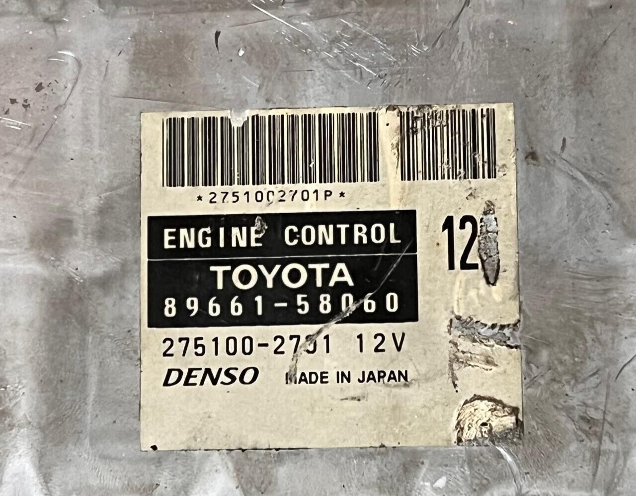 JDM 2AZ-FE TOYOTA ALPHARD ANH10W Engine Computer ECU Control 89661-58060