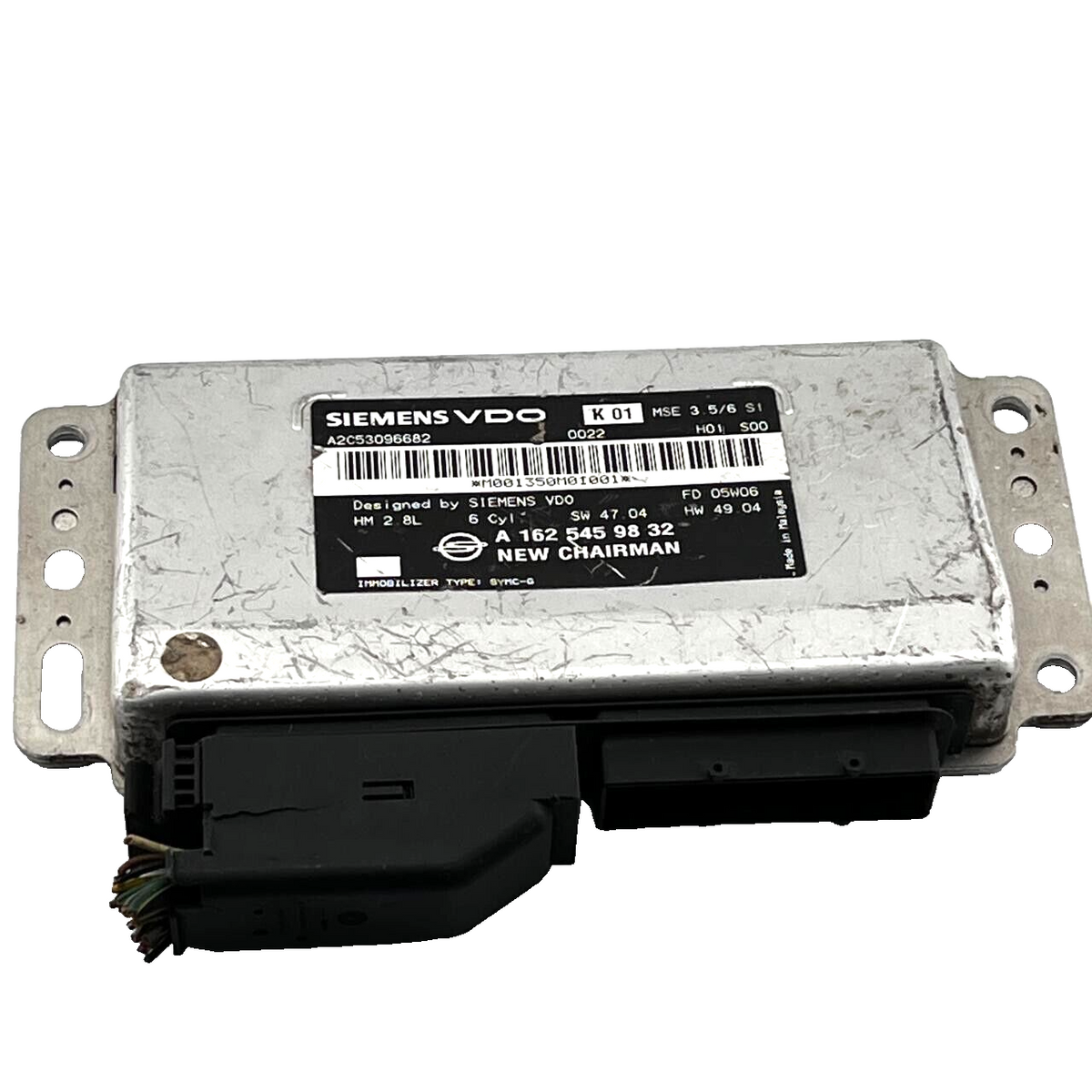 ECU ECM ENGINE COMPUTER MODULE FITS 2006 SSANG YONG CHAIRMAN A1625459832