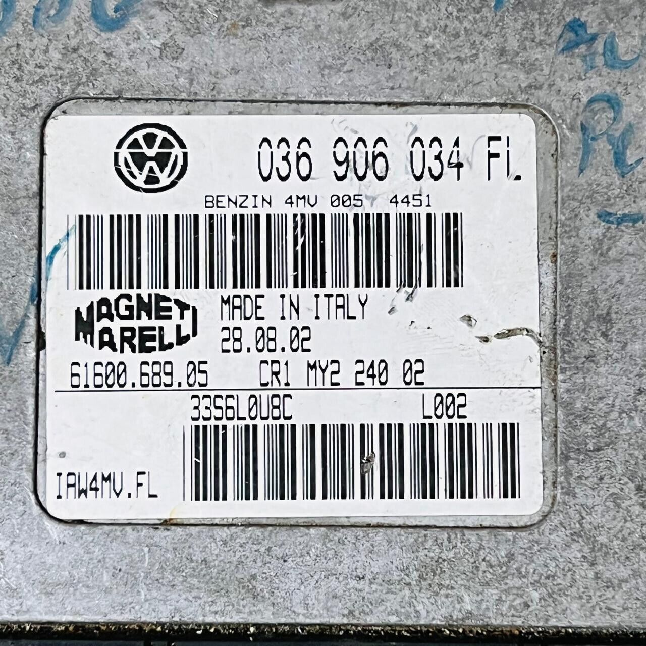 Volkswagen Engine Control Unit ECU - 036906034FL / 6160068905