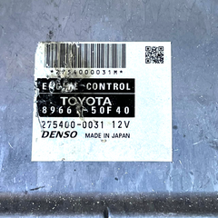 89661-50F40 Engine and auto Control computer, Toyota Lexus ls Box 275400-0031