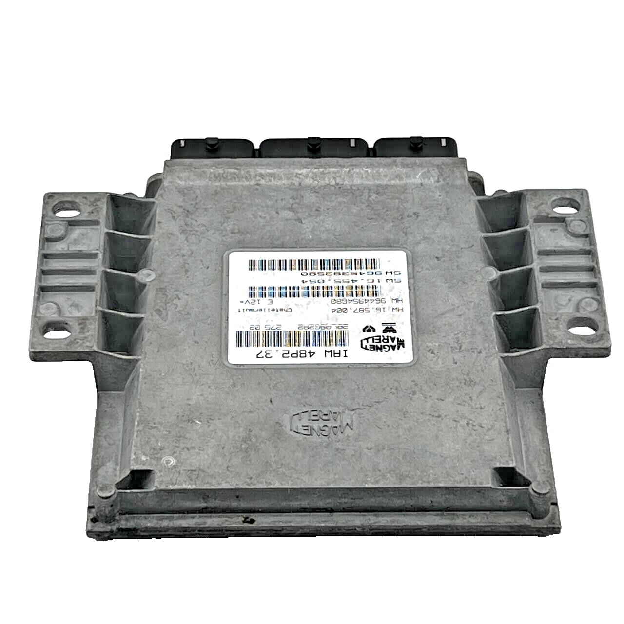 Magneti Marelli Engine ECU, IAW 48P2.37, HW 16.587.004, HW 9644954680, SW 164550