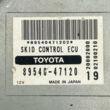 2008 TOYOTA PRIUS ENGINE CONTROL MODULE UNIT 89540-47120 8954047120