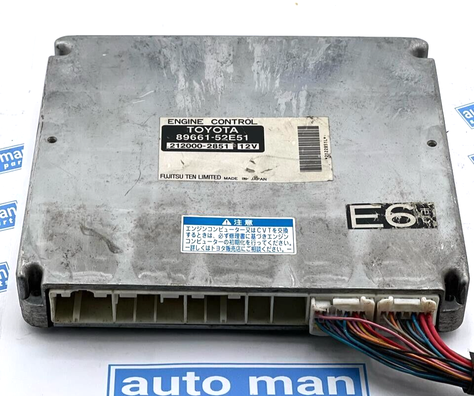 Toyota Sienta NCP81 89661-52E51 ECU ECM OEM Jdm Usato 8966152E51