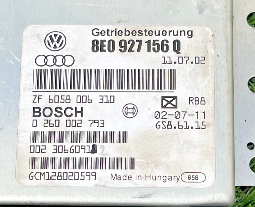 Audi A4 Transmission Control Module 8E0927156Q