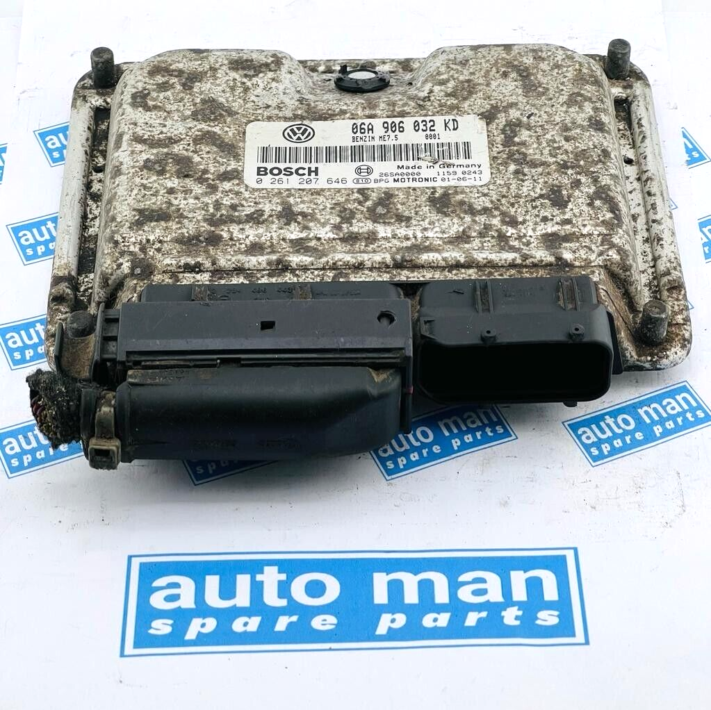 06A906032KD Volkswagen Golf Control Unit Engine Control Unit 0261207646