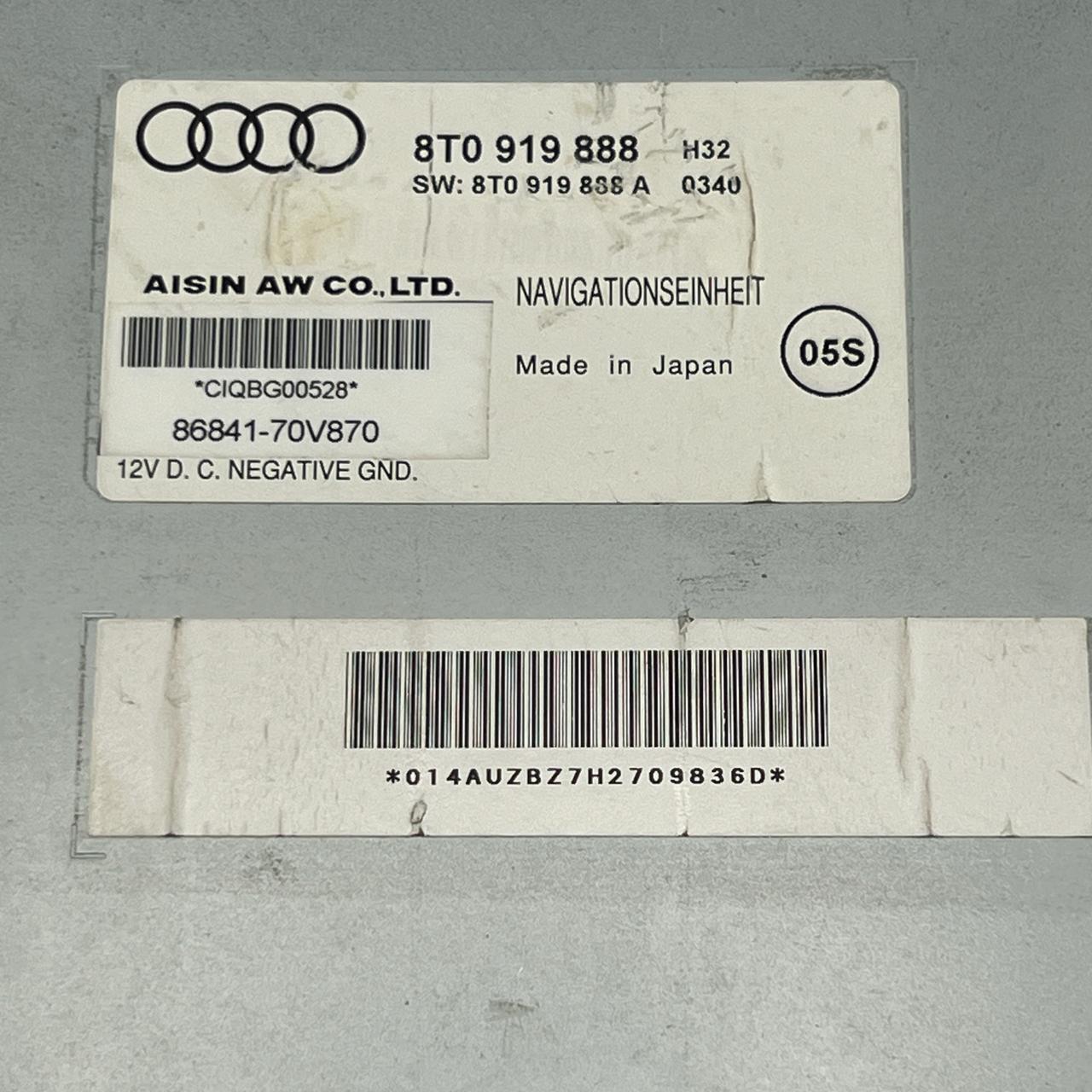 AUDI Audi a4 2010 ABA-8KCDH Navegación del coche 8T0919888A