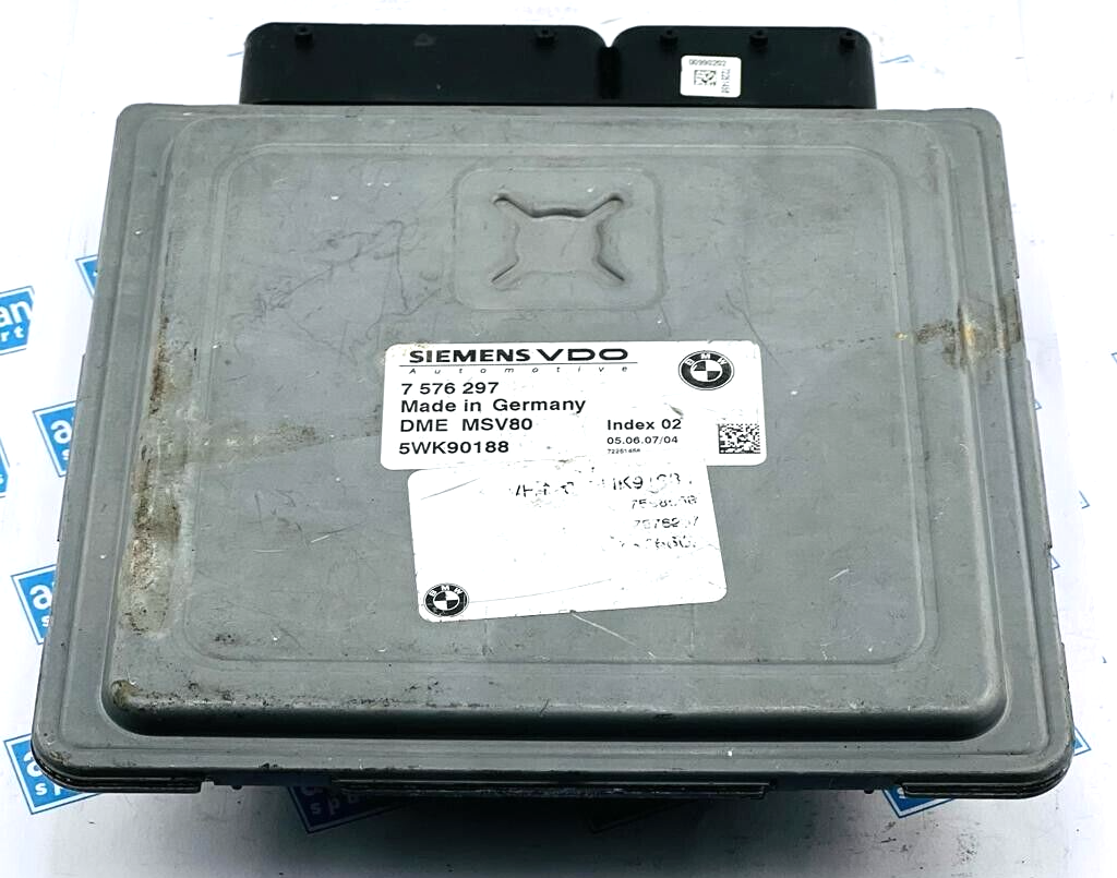 2008-10 BMW 128i 328xi 528xi ECU ECM ENGINE COMPUTER WITH MSV80 CAS SET 7576297