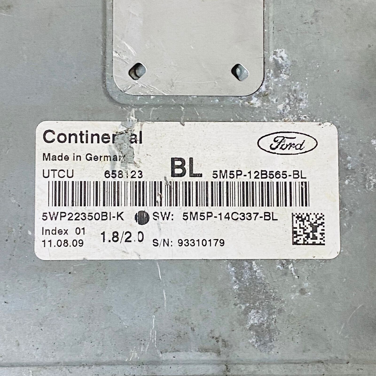 Ford Focus Transmission Control Module - 658123 / 5M5P-12B565-BL / 5WP22350BI-K