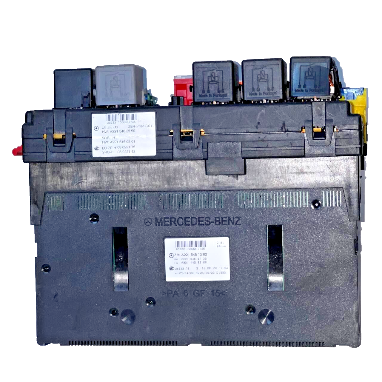 07-13 Mercedes W221 S550 CL65AMG maletero trasero FuseBox Rely A2215402550 A2...