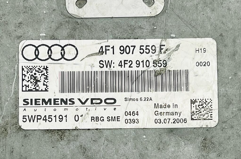 Módulo de unidad de control del motor Audi A6 ECU ECM 4F1 907 559E