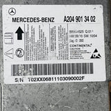 2011 Mercedes-Benz W204 Airbug Control Module - A2049013402 / 5WK44525