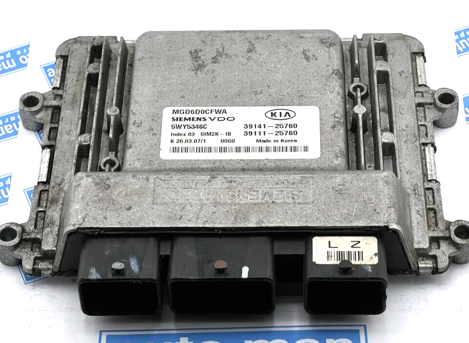 Unidad de control del motor KIA Optima 2006 0K7B255430 3911125760 5WY5346C