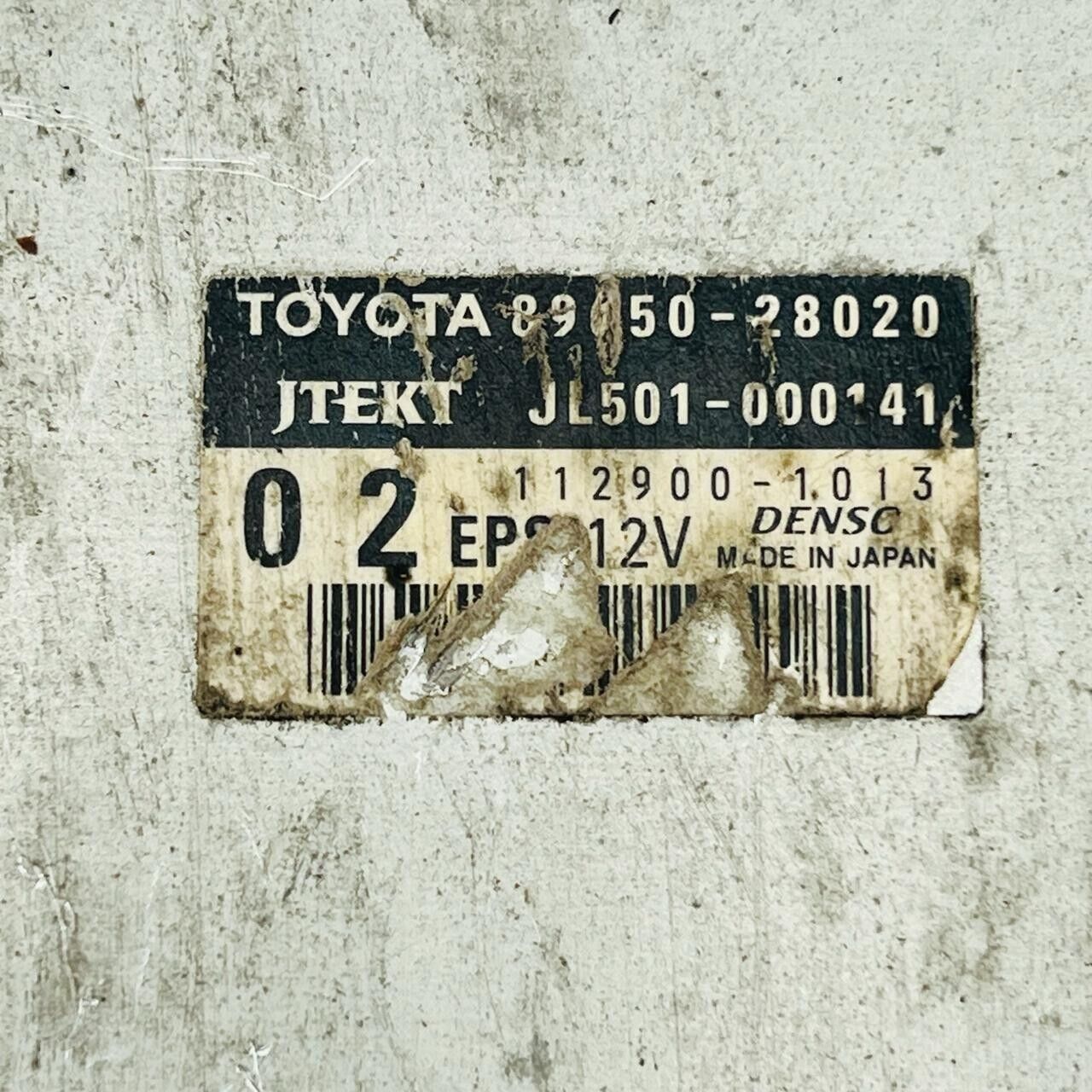 89650-28020 JL501-000141 112909-1013 TOYOTA ESTA Unidad de control de direcci...