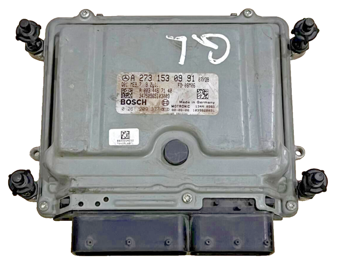 2007-2012 Mercedes GL450 GL550 ML550 ECU Engine Control 0261209377 / A2731530991