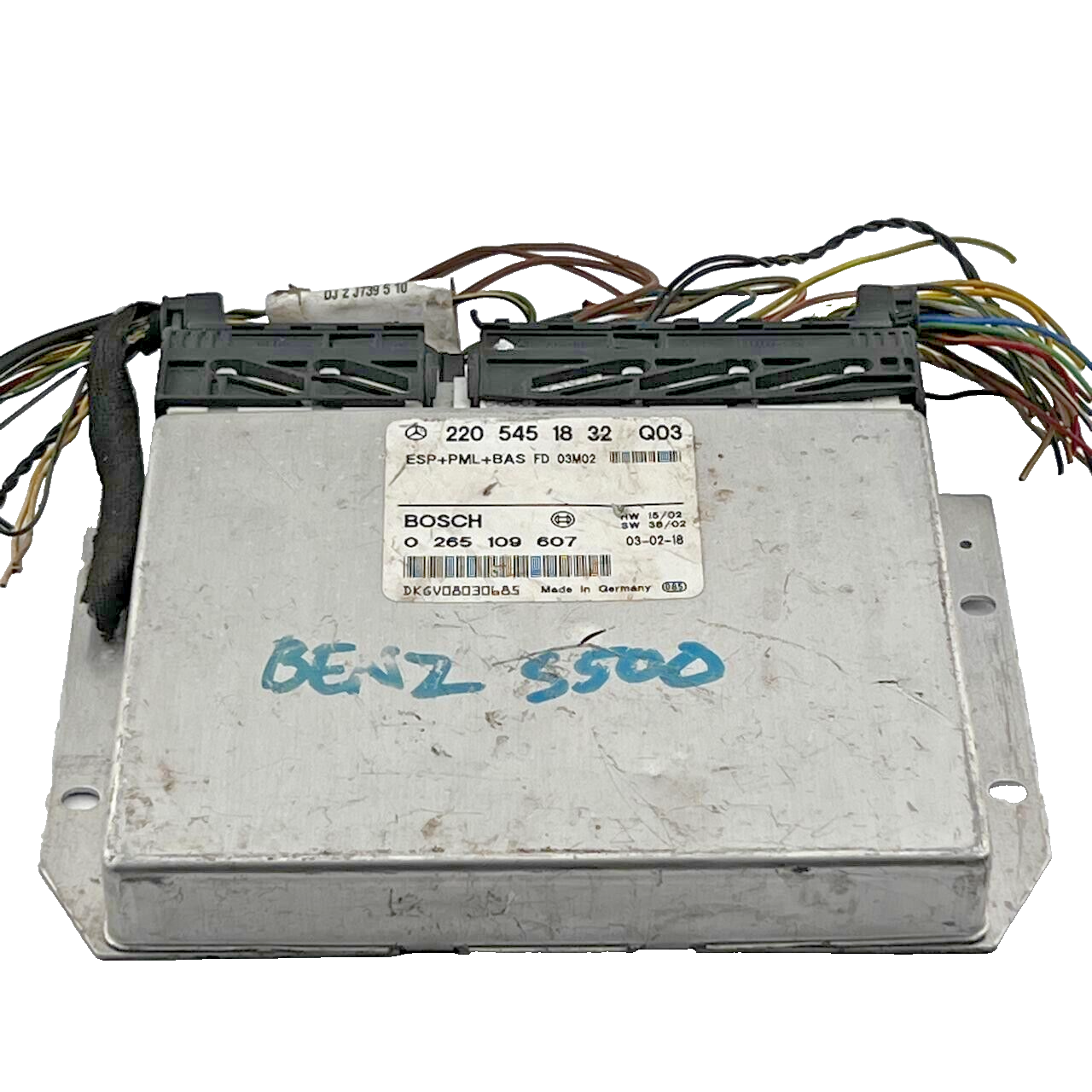 Mercedes-Benz W220 ESP+PML+BAS CONTROL MODULE 2205451832 / 0265109607