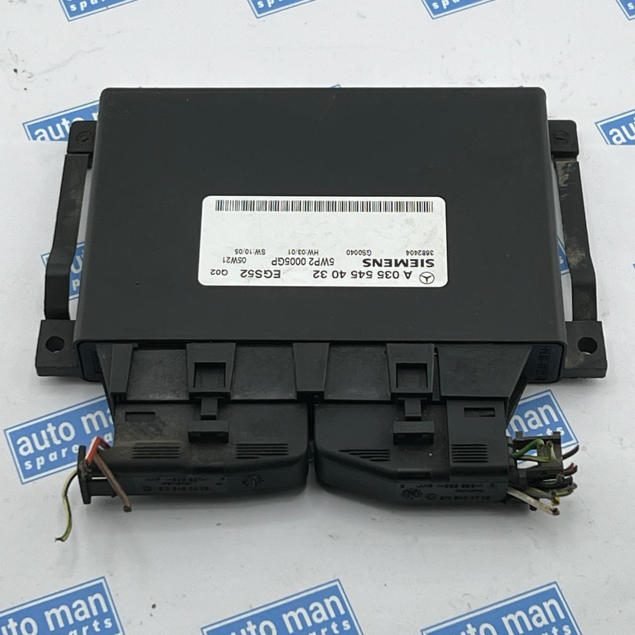 0355454032  05-06 MERCEDES C-Class Transmission Control Module A 035 545 40 32