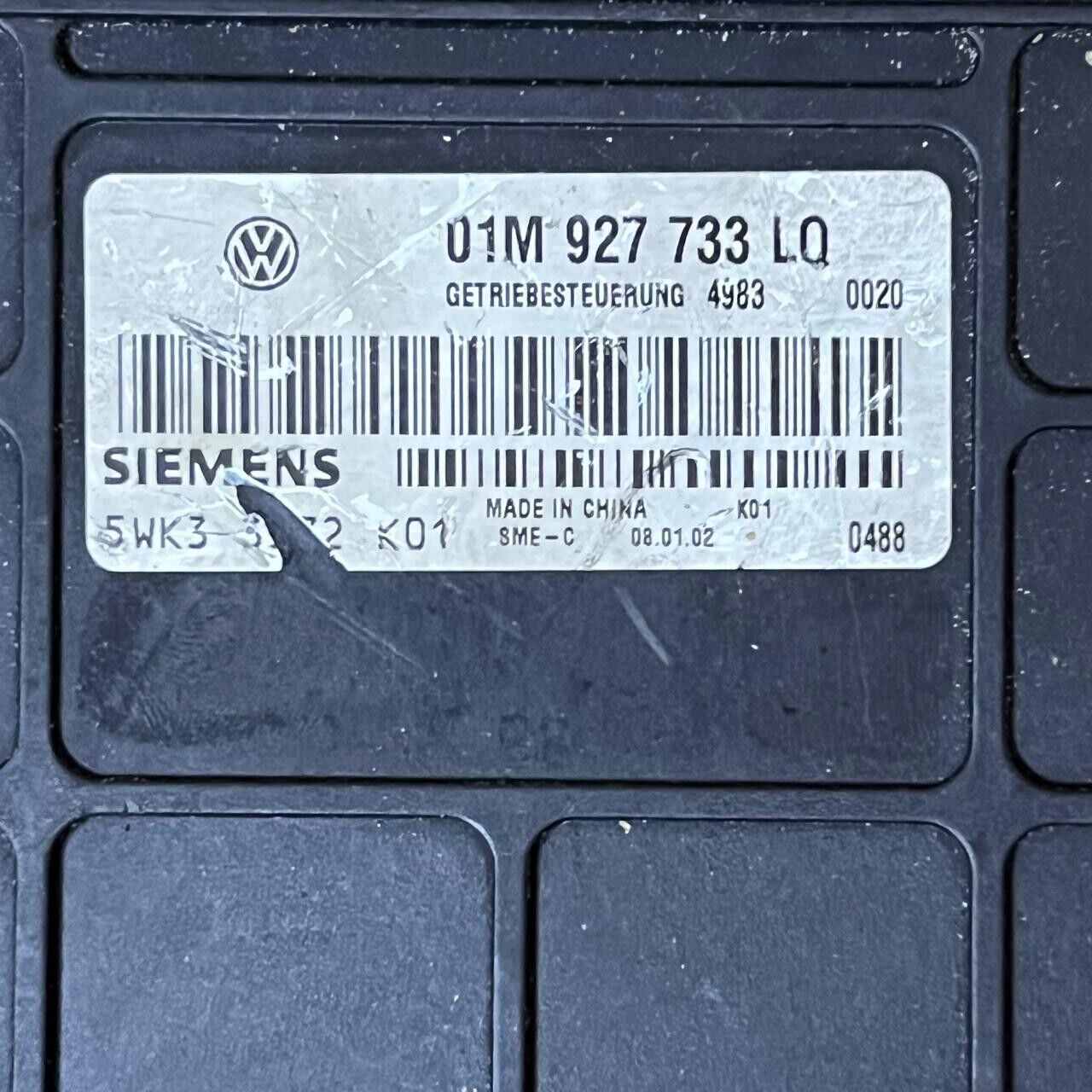 Volkswagen Golf TRANSMISSION CONTROL MODULE TCM TCU - 01M927733LQ