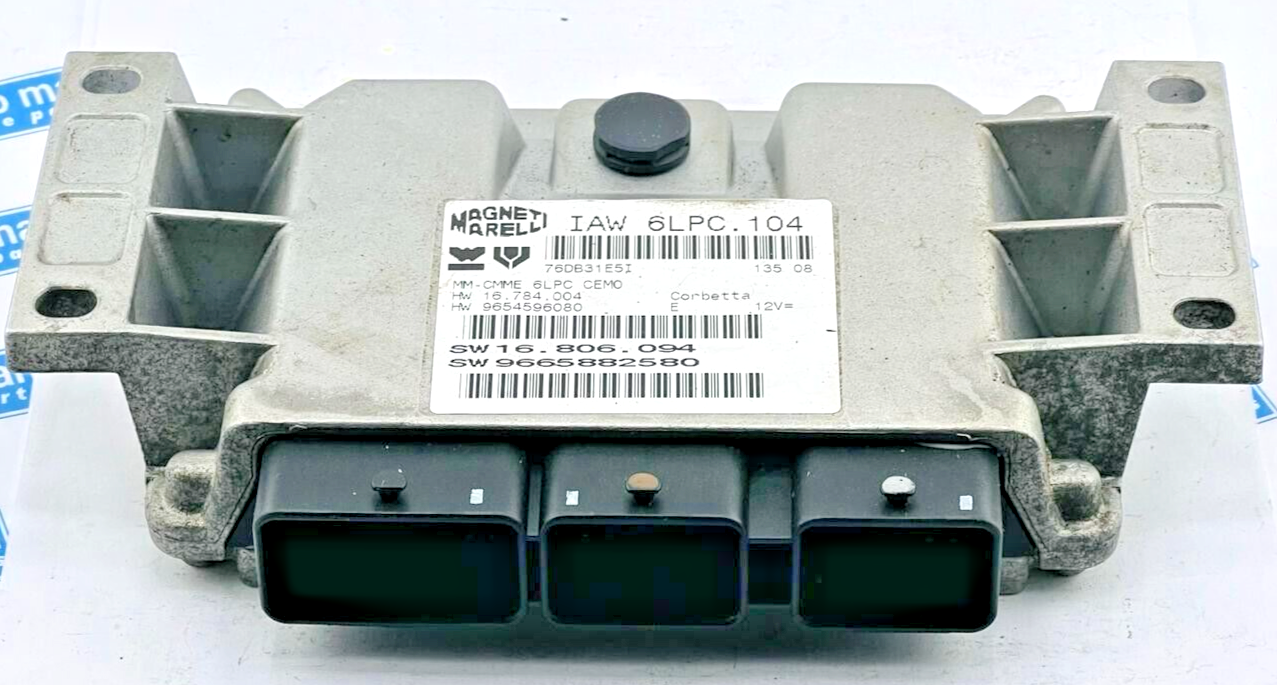 PEUGEOT 207 2006 1.4 PETROL 5DR MK1 ENGINE CONTROL UNIT ECU 9663380880