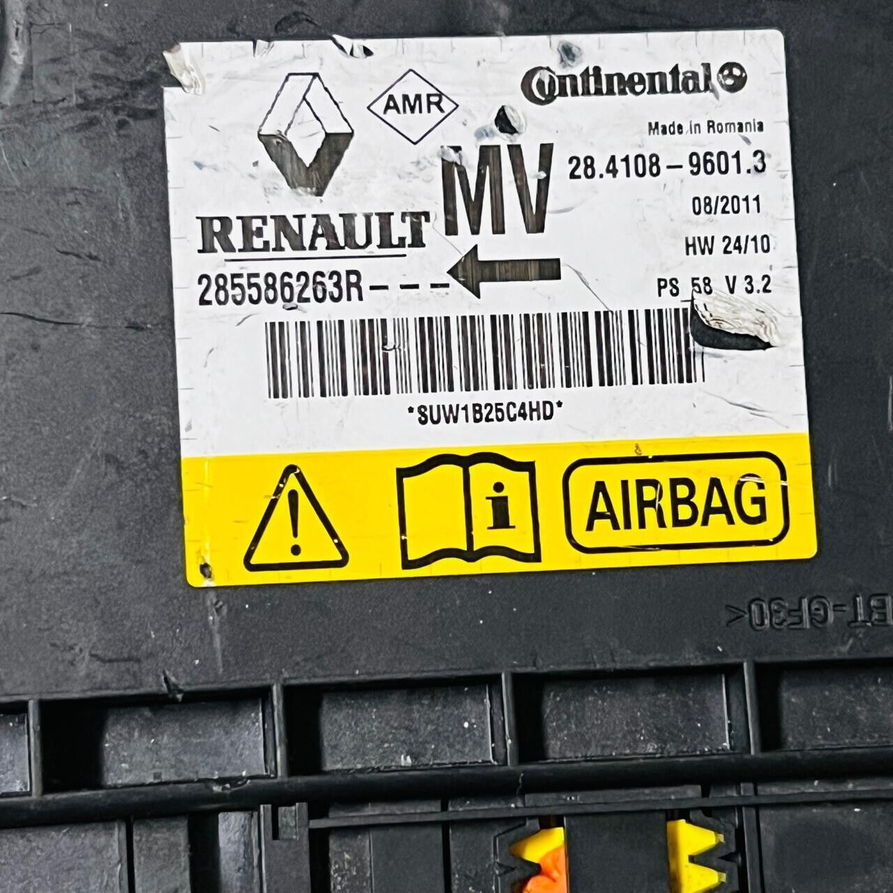 "Renault Airbaug Control Unit 285586263R - Continental AMR