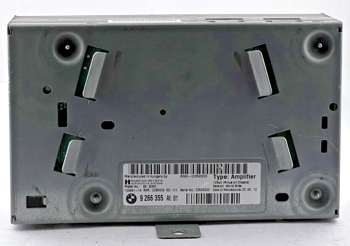 2012-2015 BMW 528i 535i 550i AMPLIFICADOR DE AUDIO 9 266 355 / 9266355