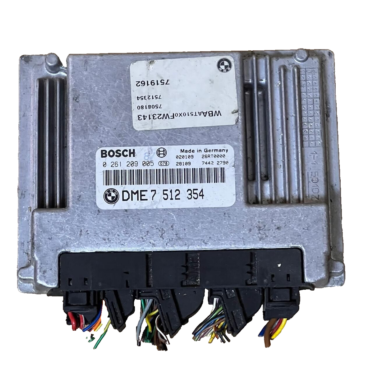 BMW E87 E46 1 3 series 1.6i 1.8i N42 ENGINE DME BASIC CONTROL UNIT ECU 7512354