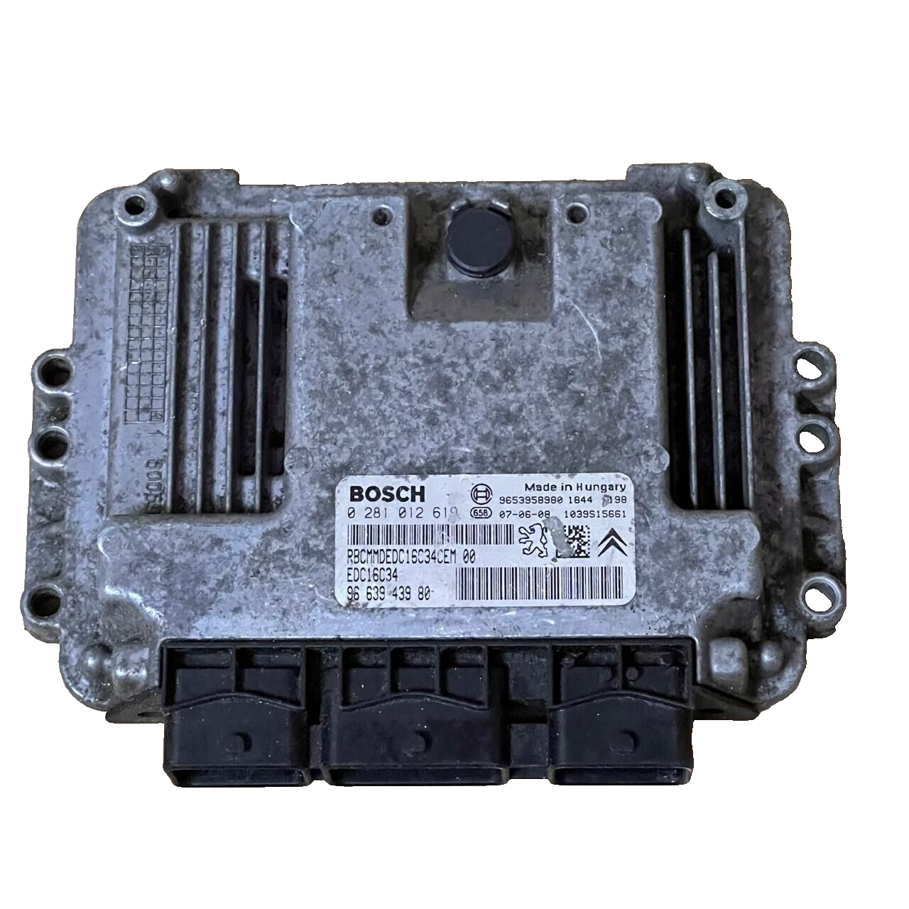 Peugeot Partner Citroen Berlingo Engine Control Unit ECU - 0281012619 9663943980