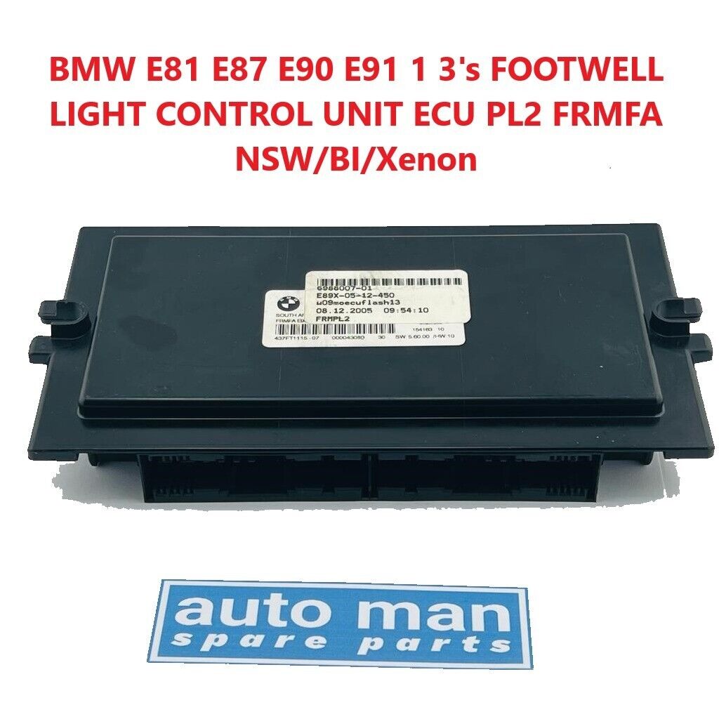 BMW OEM FRM Footwell Module Lights Control Module E89X-05-12-450 PL2 6988007