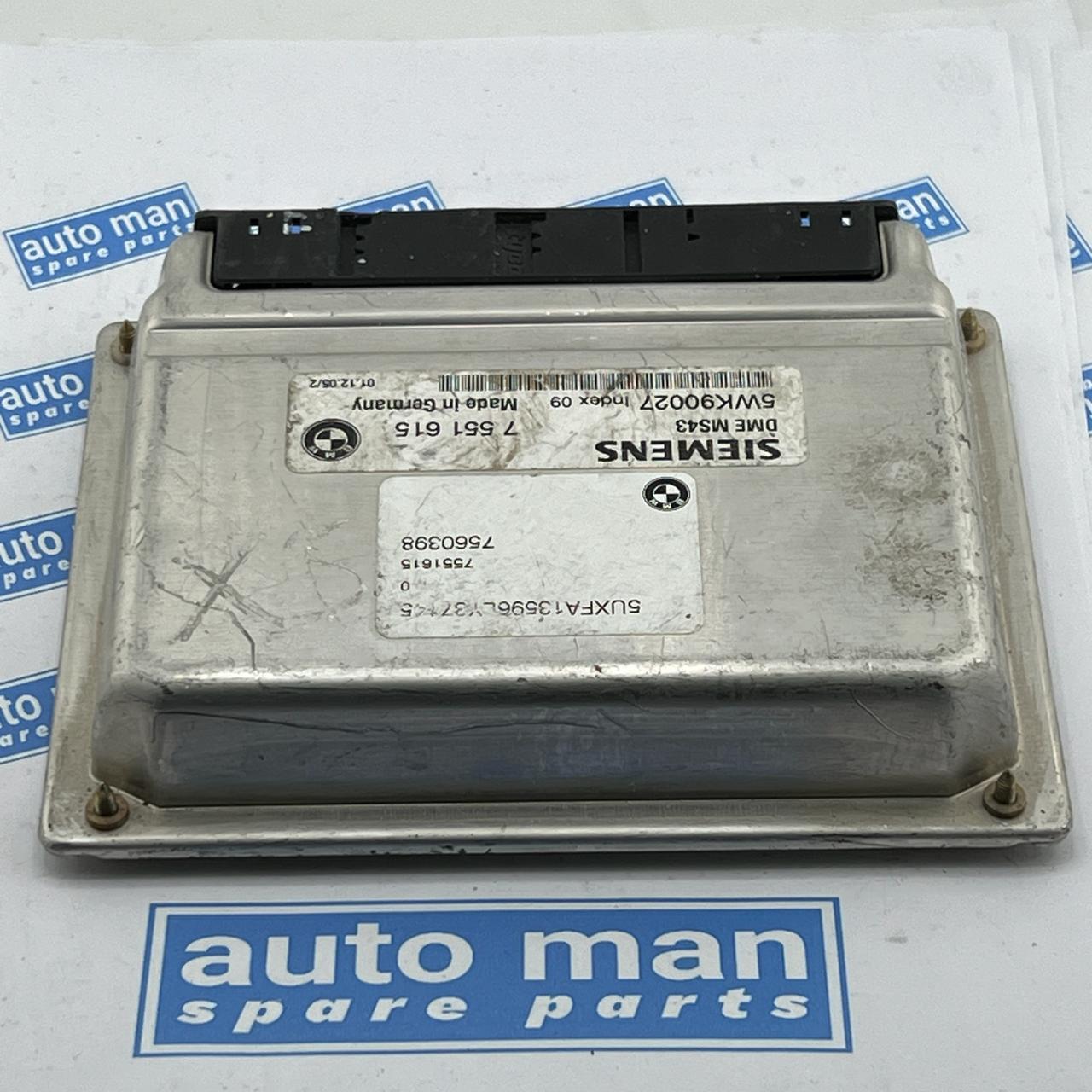 Ordinateur moteur BMW X5 3.0L 2002-2006 7560398 7551615 ECU Control Unit 5WK9...