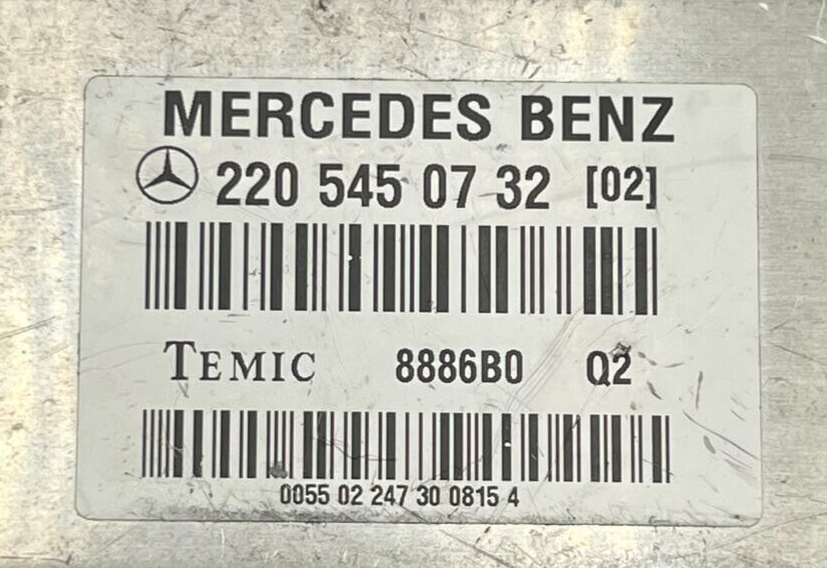 00-06 Mercedes W220 S430 S500 Airmatic Air Suspension Control Module 22054507320