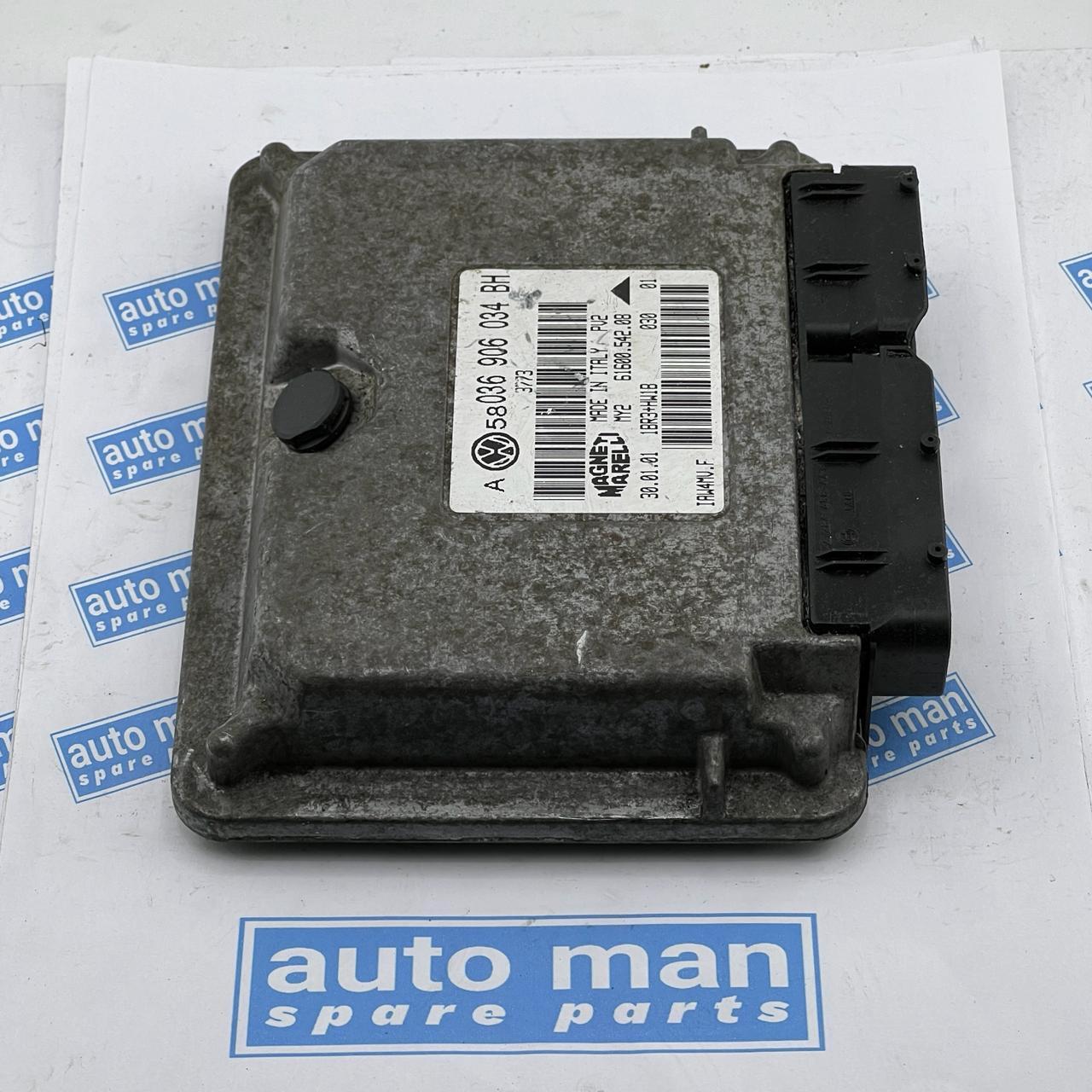 Volkswagen Golf Mk4 1.6 Engine Control Module 036906034bh 61600 542 08 iaw4mv f