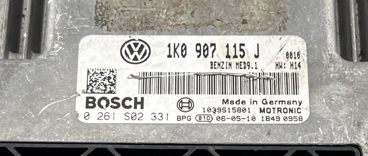 ECU ECM ENGINE COMPUTER MODULE 1K0907115J FITS VW VOLKSWAGEN GOLF 2.0