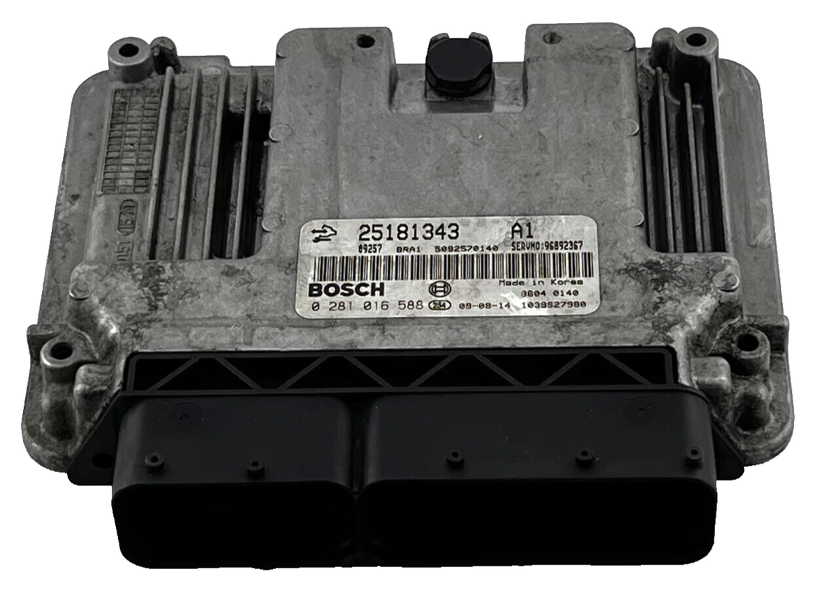 06-15 CHEVROLET CAPTIVA 2.0 DIESEL CONTROL  ECU BOSCH 25181343 BOSCH0281016588