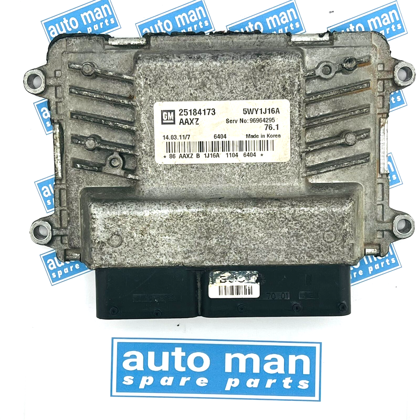 2009-2011 Holden Cruze Chevrolet ECU ECM PCM Motorcomputer 25184173 5WY1J16A