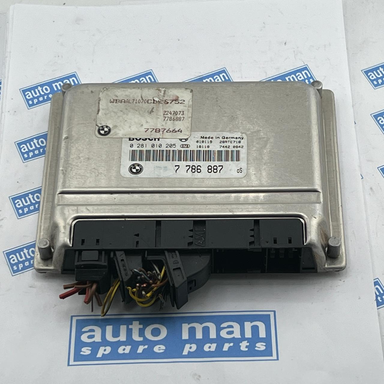 BMW SERIE 3 (99-02) E46 Engine Control Unit 0281010205 / 7786887 bosch