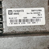 Chevrolet Cruze Engine Control Unit ECU - 25184173 / 5WY1J16A