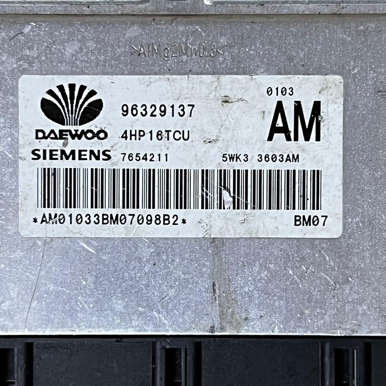 Computers Engine GM Daewoo CHEVROLET Evanda 2000 96329137 /4HP16TCU