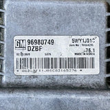 Chevrolet Cruze Engine Control Unit ECU - 96980749 / 5WY1J01C