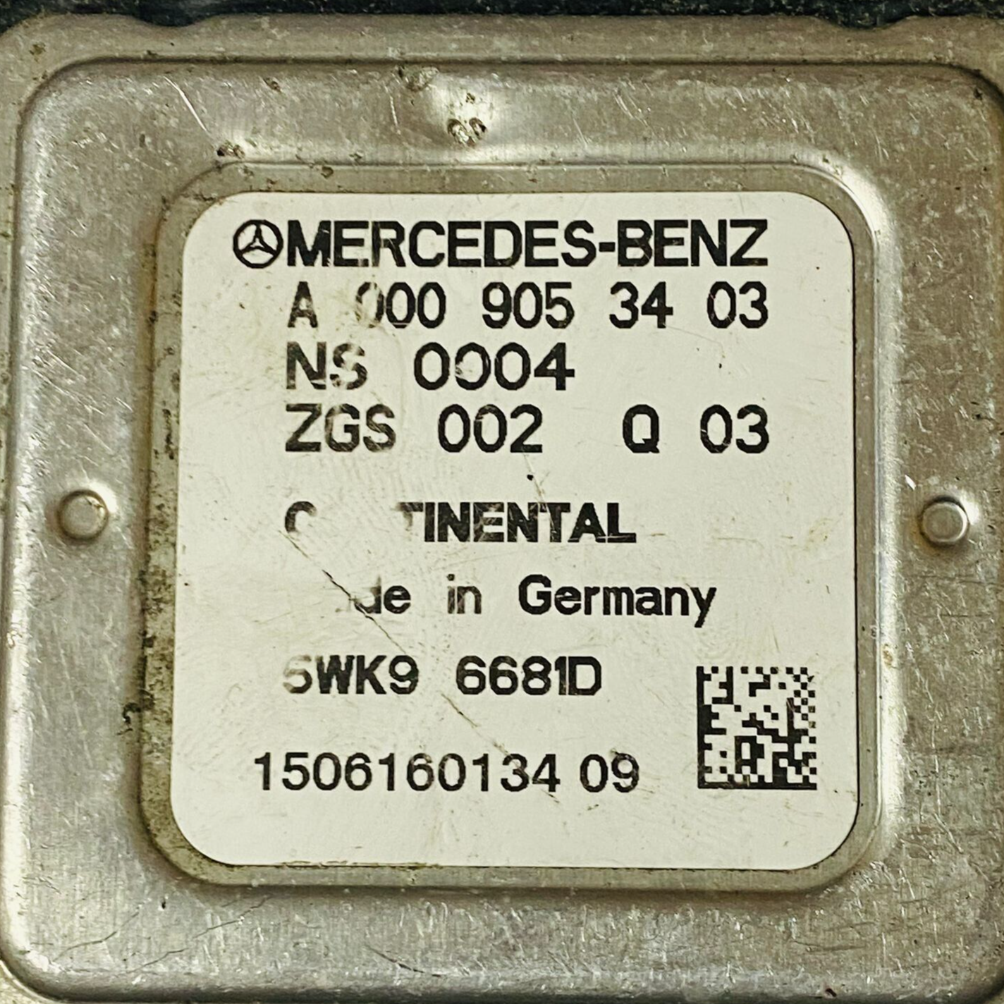 Mercedes-Benz W212 NOx Sensor Control Module - A0009053403 /5WK96681D /ZGS002Q03