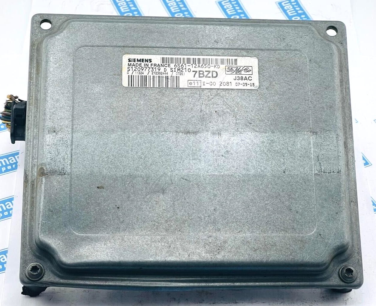 Ford Fiesta Motor Beyni SIM210 S120977319D 6S61-12A650-KD