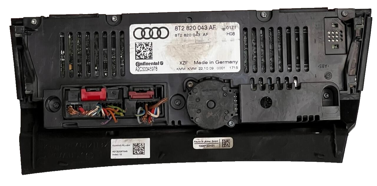 AUDI A4 B8 HEATER CLIMATE CONTROL PANEL 2010 8T2820043AF