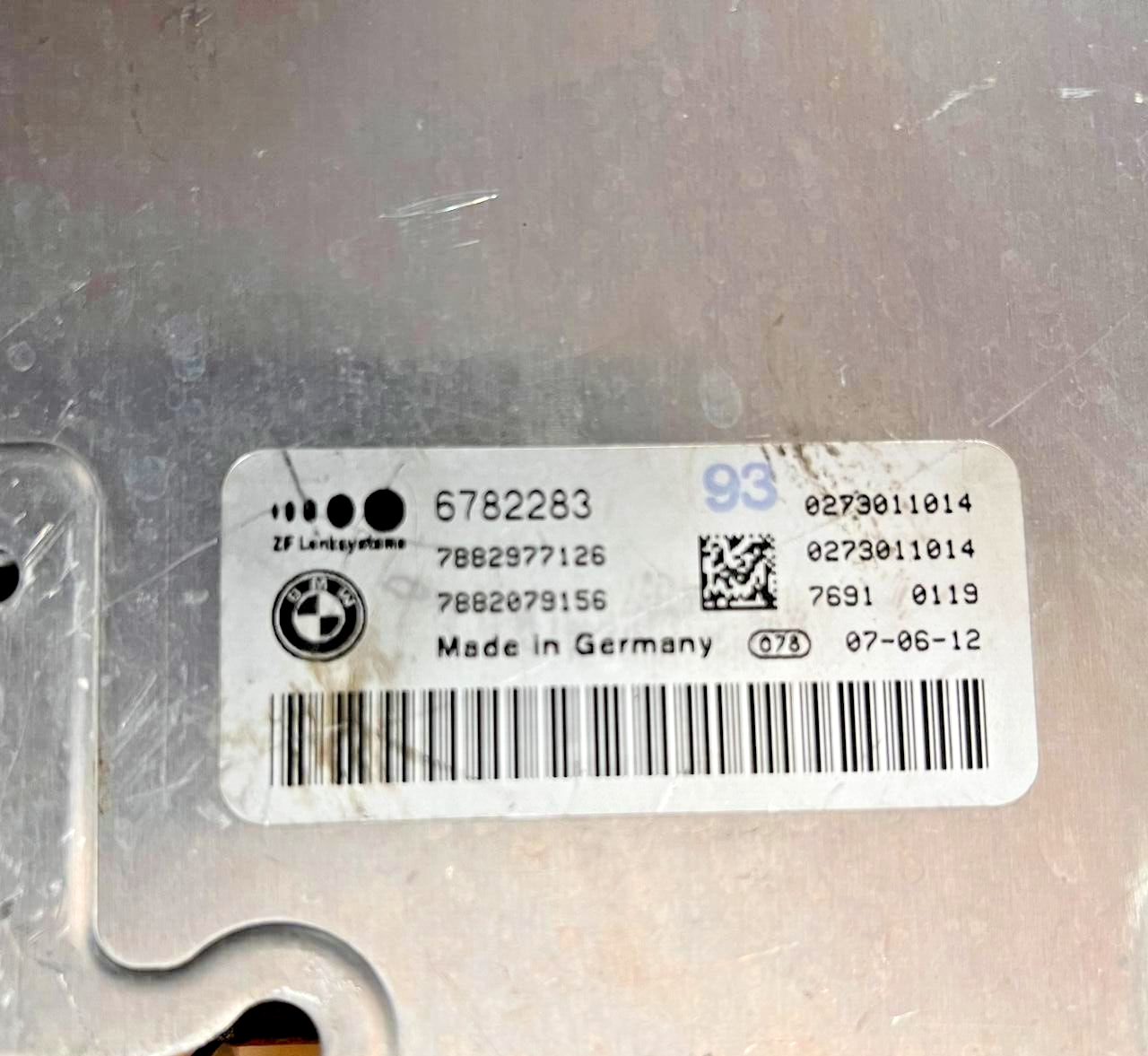 2007-2013 E90-E93 K1902 BMW ECU Unidad de módulo de control 1277022097