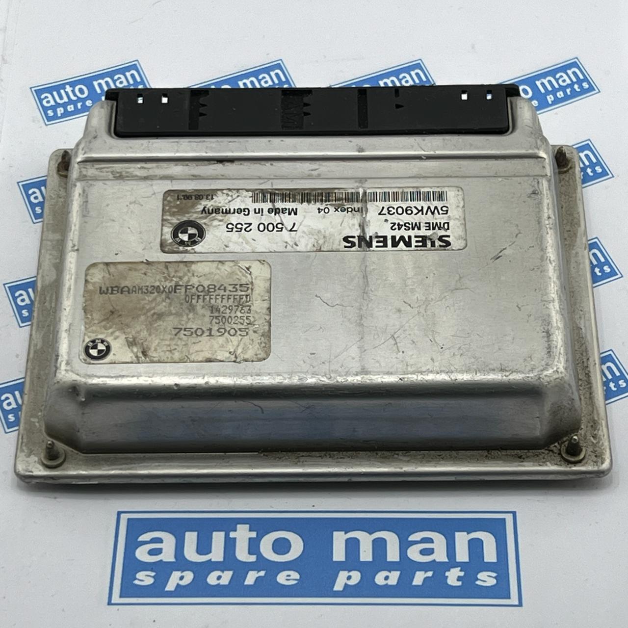 Unidad de control del motor BMW 5 E39 ECU 7500255 2000 20406917