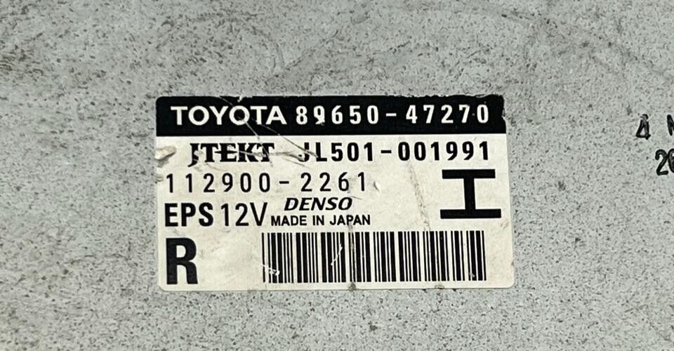 Módulo de control de cremallera de dirección TOYOTA PRIUS XW30 112900-2261 89...