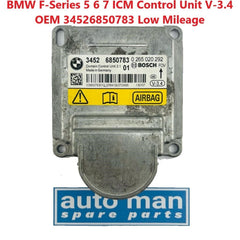 BMW 5 6 7'es F10 F12 F01 ICM ECU INTEGRATED CHASSIS V 3.4 AIR MODULE BAG 6850783