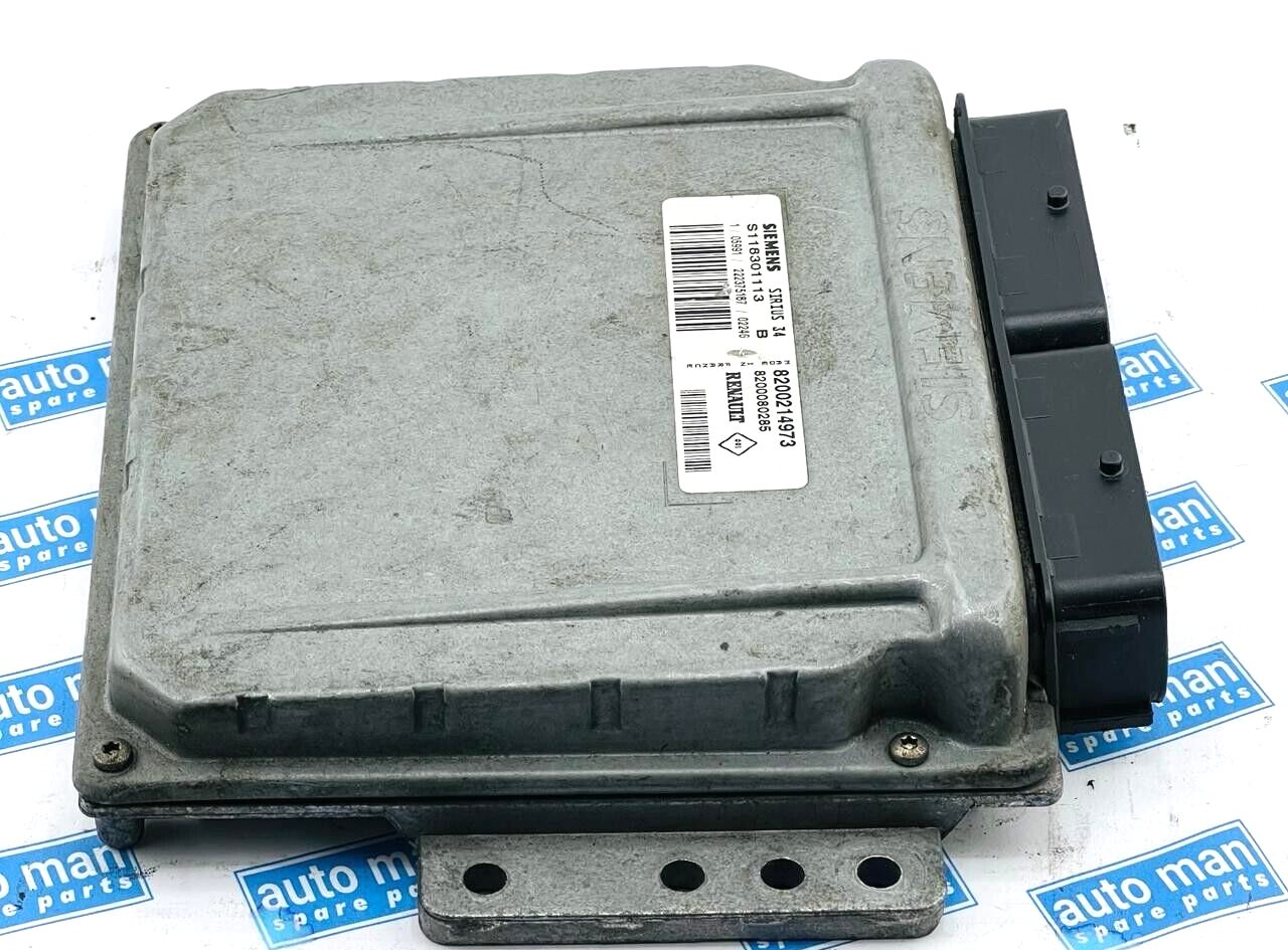 RENAULT ECU 8200214973 S118301113 B 8200080285 Sirius 34