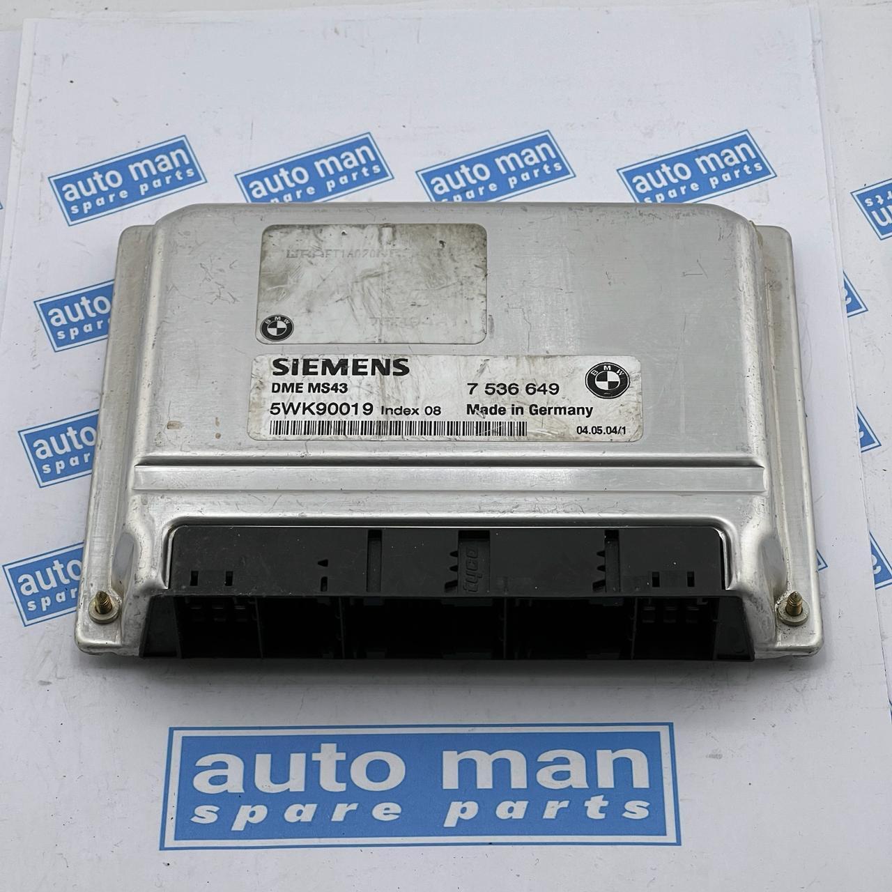 BMW X5 2004 3,0 L MOTOR MÓDULO DE CONTROL ELECTRÓNICO UNIDAD DE COMPUTADORA E...