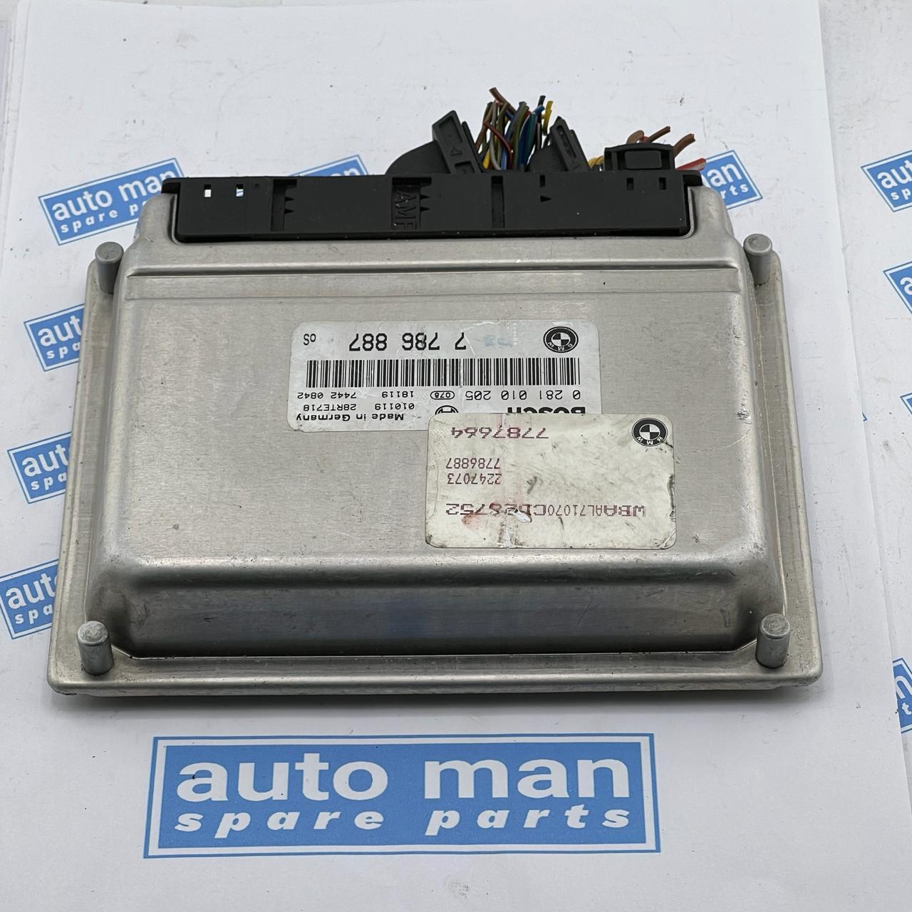 BMW SERIE 3 (99-02) E46 Engine Control Unit 0281010205 / 7786887 bosch