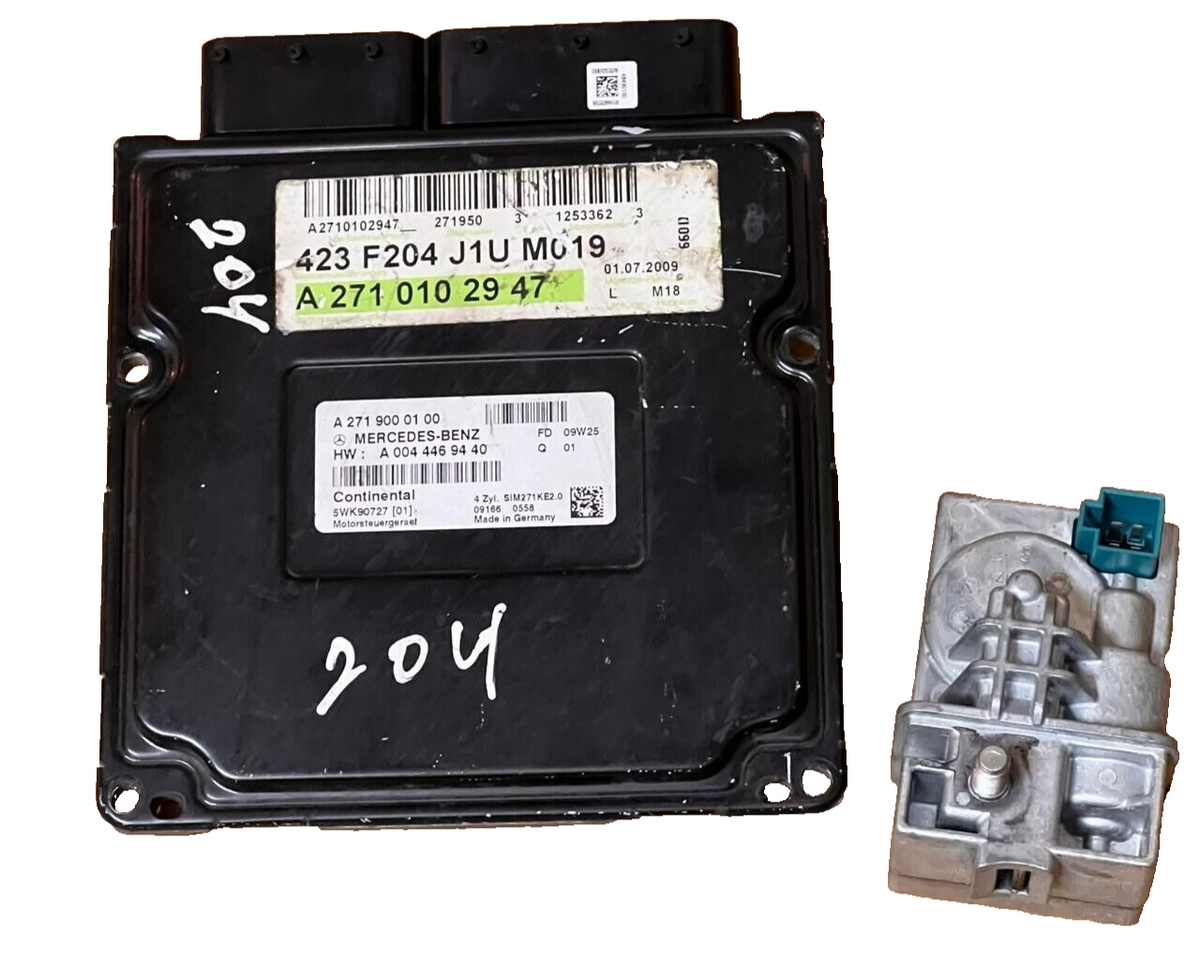 MERCEDES-BENZ C CLASS ECU W204 W207 Kompressor A2710102947  A2719000100 M271KE18