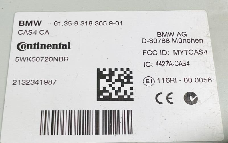 OEM 12-18 BMW M6 F13  F10 Engine Control  Module Computer 61.35-9318365.9-10 OEM